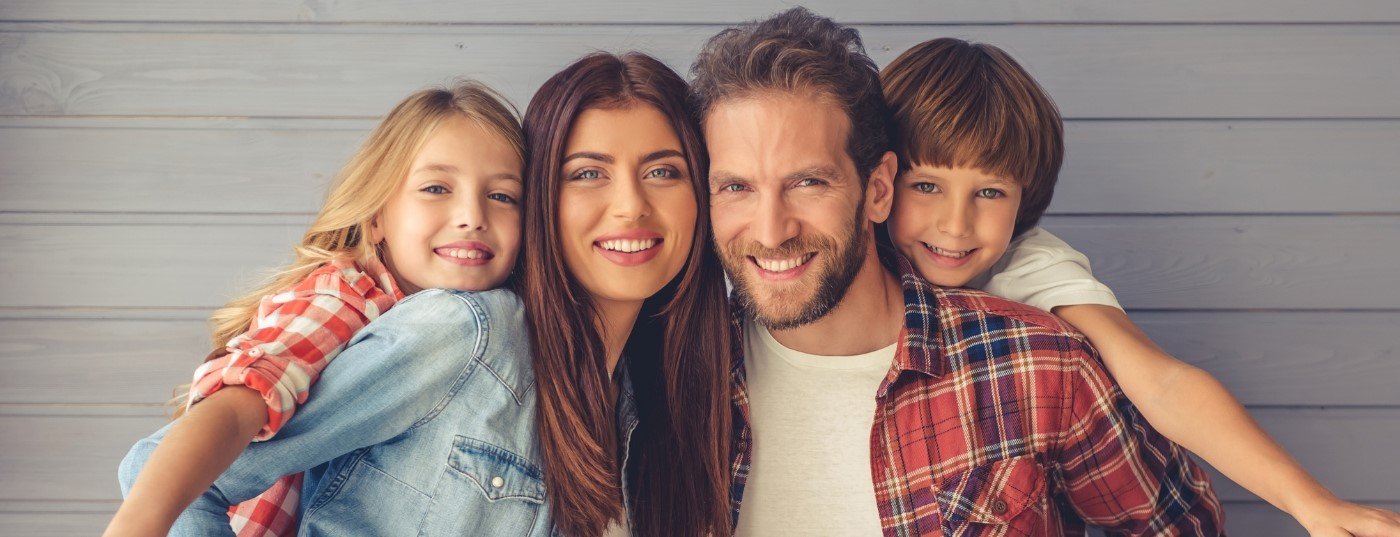 smiling family